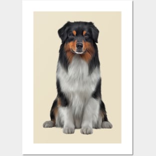 Australian Shepherd dog. Posters and Art